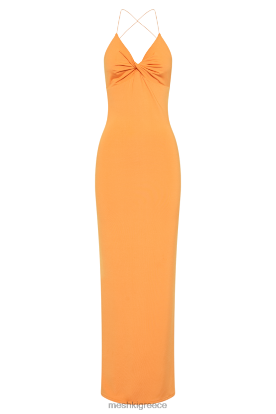 Meshki Sinead Twist Maxi Dress Orange Clothing JJN40N143