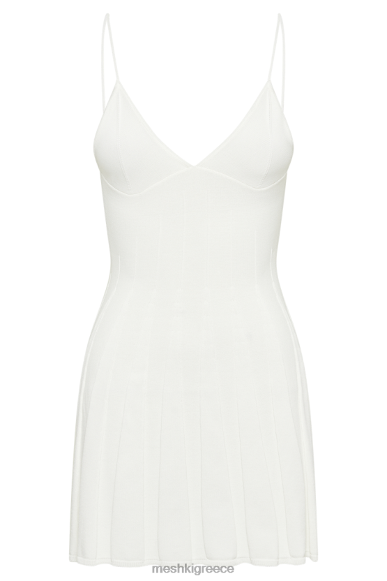 Meshki Kendra Rib Knit Mini Dress White Clothing JJN40N69