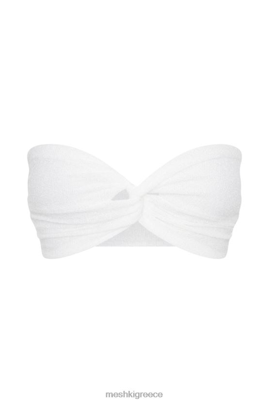 Meshki estere toweling bandeau άσπρο είδη ένδυσης JJN40N1165