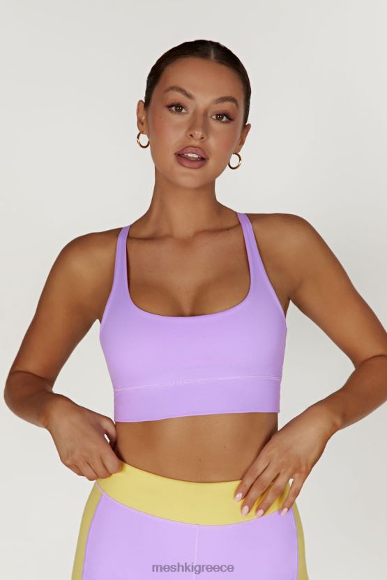 Meshki elise v πίσω cami crop top πασχαλιά είδη ένδυσης JJN40N1115