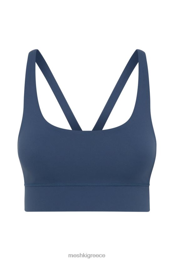 Meshki elise v πίσω cami crop top ΠΟΛΕΜΙΚΟ ΝΑΥΤΙΚΟ είδη ένδυσης JJN40N924