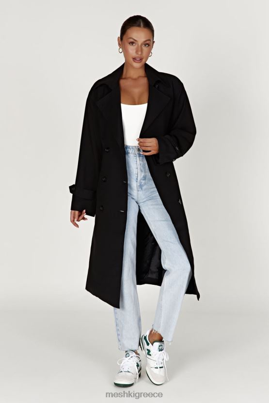 Meshki keily super oversized καμπαρντίνα μαύρος είδη ένδυσης JJN40N1644 - Κάντε κλικ στην εικόνα για κλείσιμο