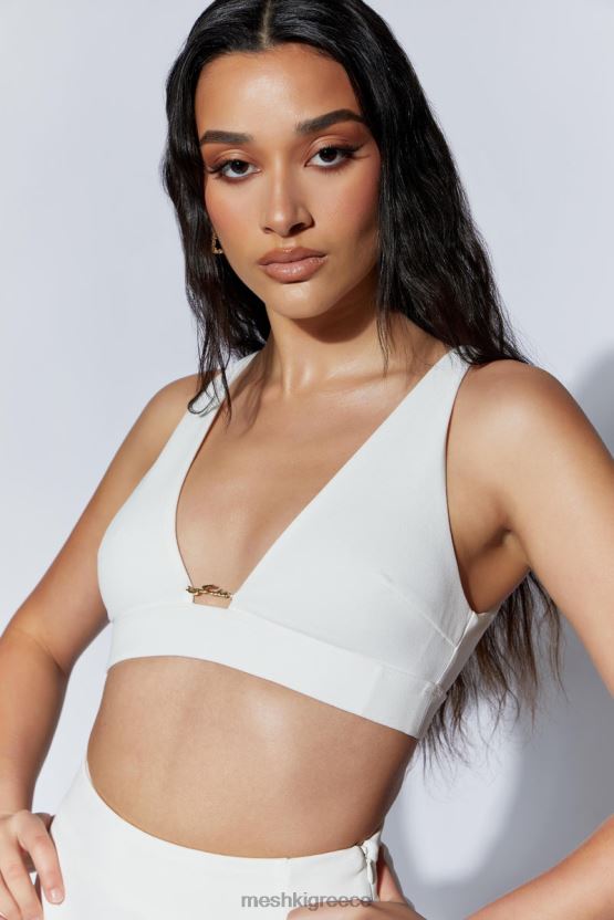 Meshki arla bralette υλικού άσπρο είδη ένδυσης JJN40N1080