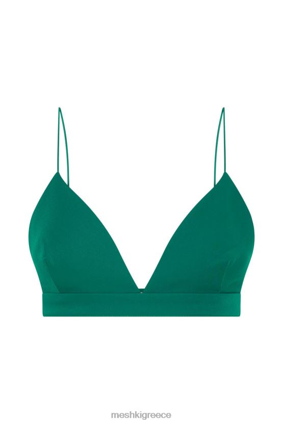 Meshki bralette τρίγωνο cynthia μπουκάλι πράσινο είδη ένδυσης JJN40N999