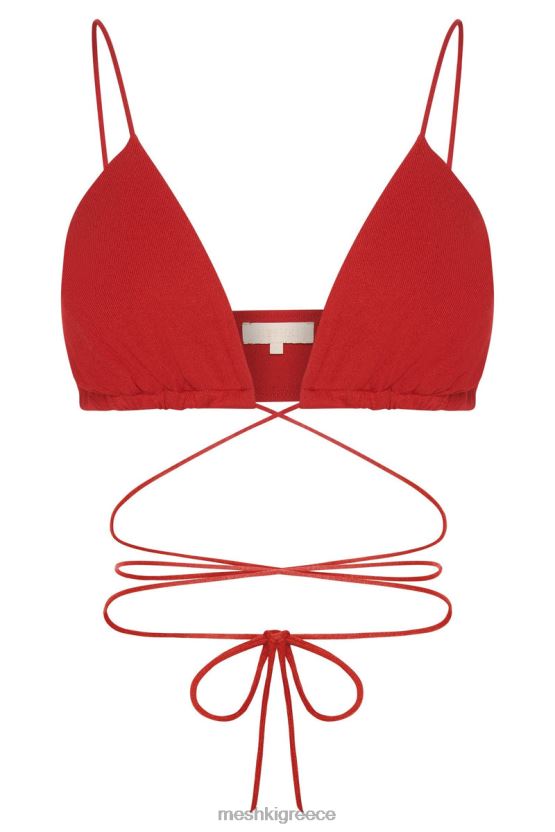 Meshki suzie triangle bralette καυτερή πιπεριά είδη ένδυσης JJN40N1197